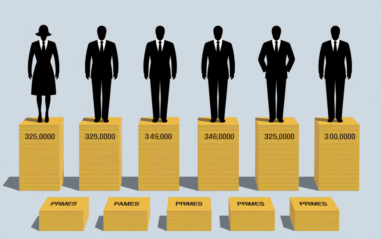 tableau stylisé salaire moyen banques françaises 2026 par poste