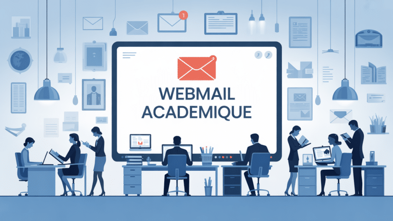 bureau administratif avec webmail academique