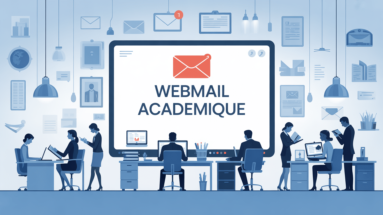 bureau administratif avec webmail academique