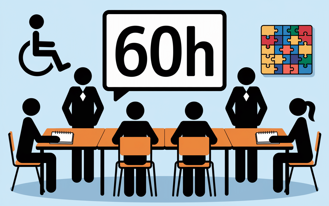 aesh formation initiale 60h groupe handicap