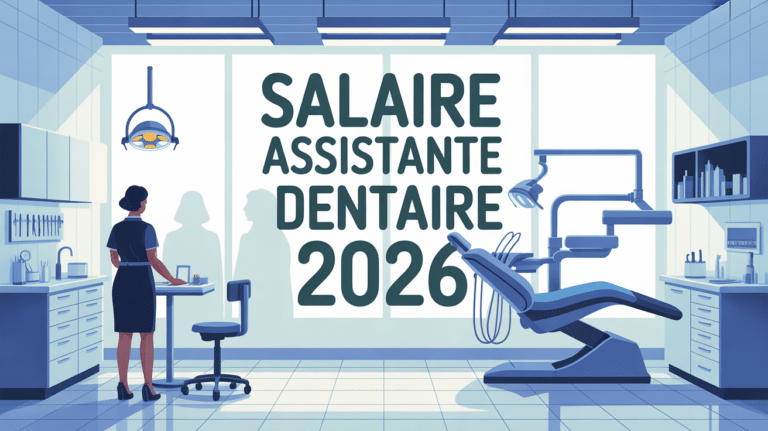 assistante dentaire salaire illustration cabinet 2026