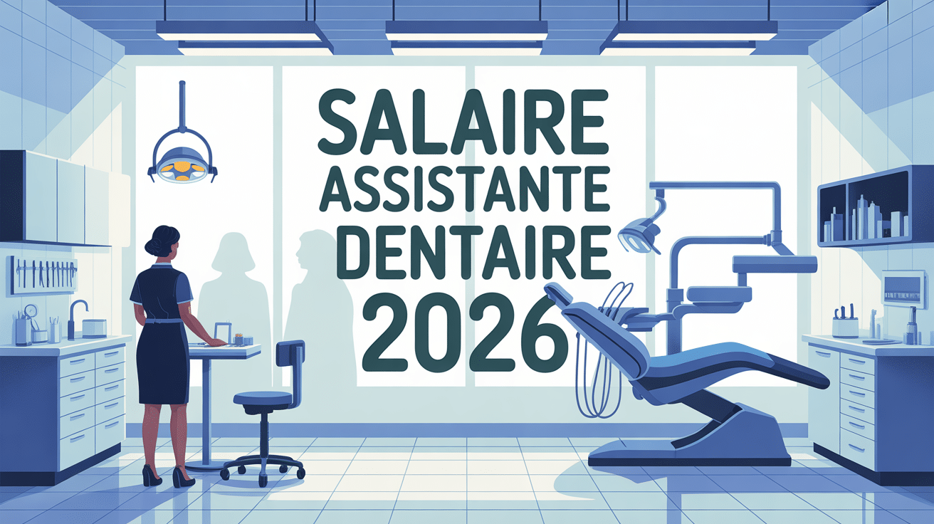 assistante dentaire salaire illustration cabinet 2026