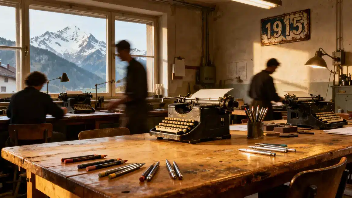atelier ancien caran d'ache ambiance tradition