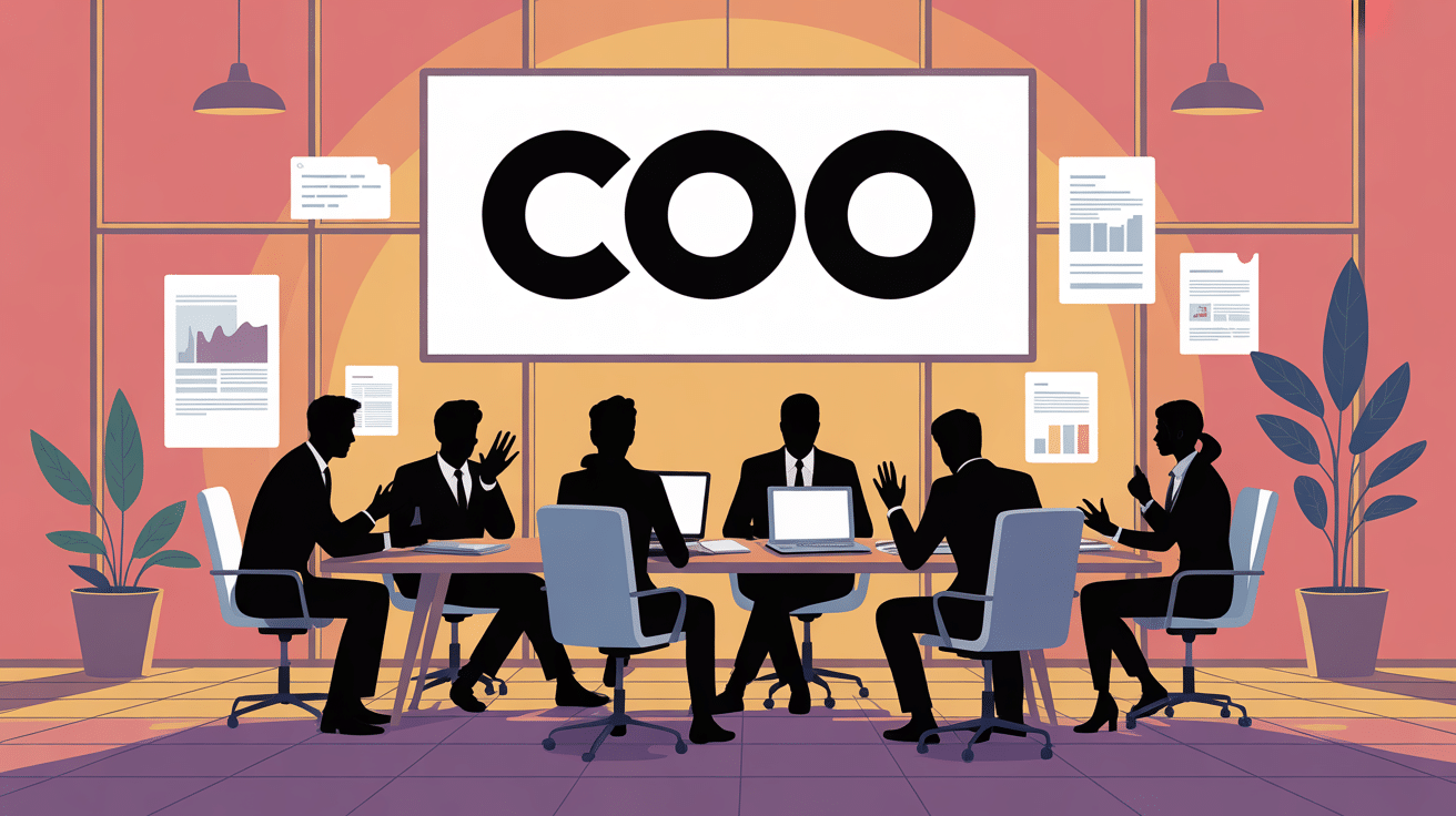 coo job description silhouettes cadres autour table
