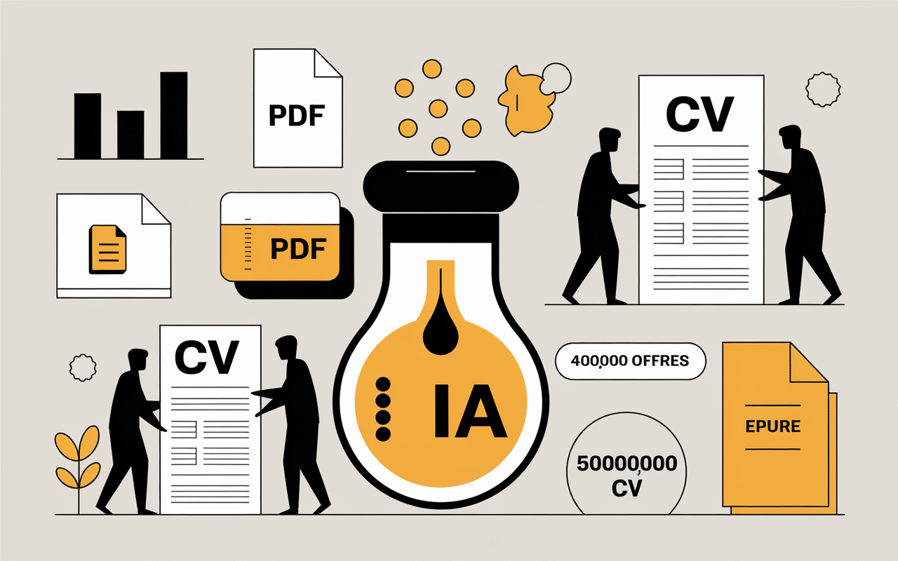 cvdesignr tableau bord fonctionnalités pdf ia