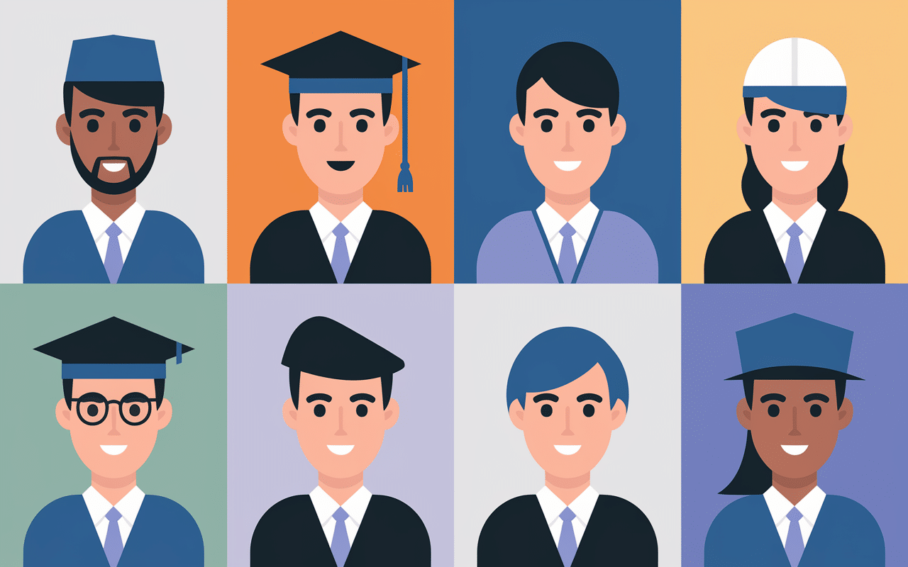 tableau diplome secourisme icones profils