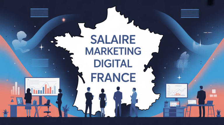 marketing digital salaire carte France professionnels