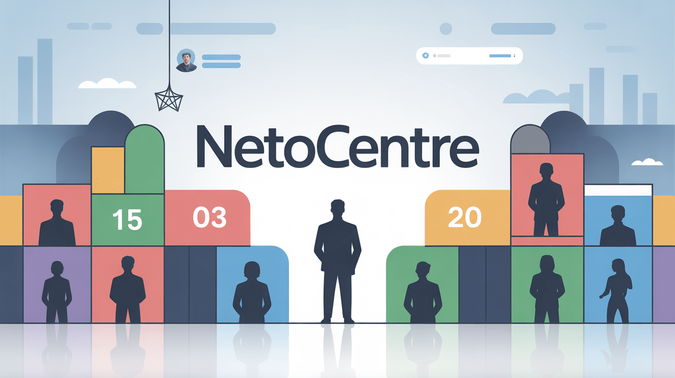 netocentre portail numerique silhouettes