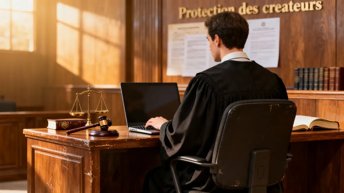 Tribunal juge ordinateur loi protection créateurs