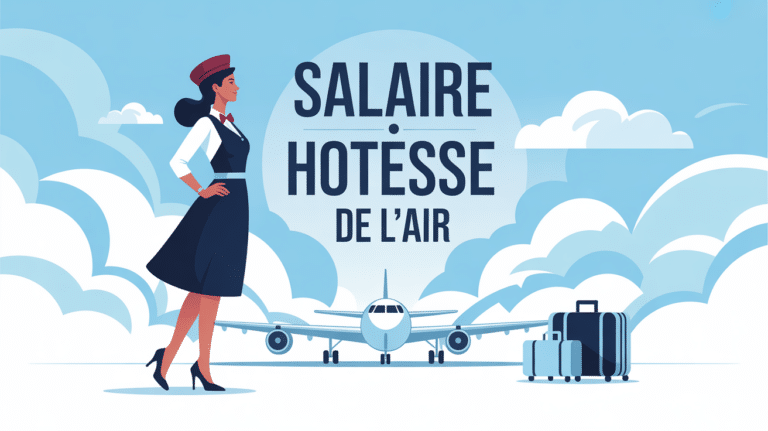 salaire hotesse de l'air devant avion