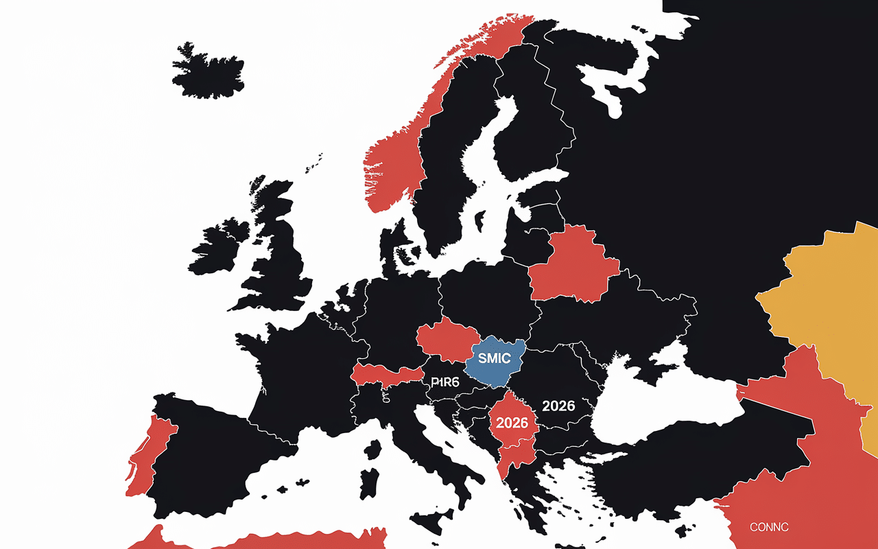 comparaison smic en pologne 2026 europe varsovie cracovie