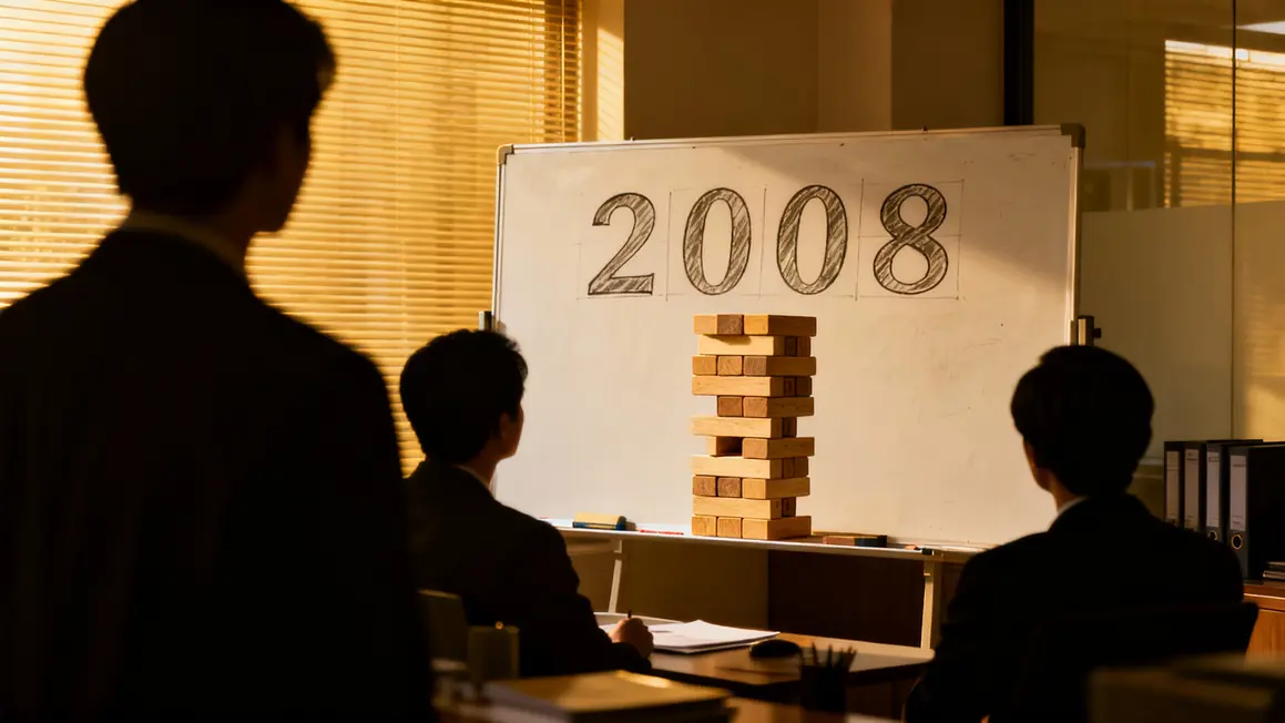 Bureau tableau jeu 2008 analyse crise