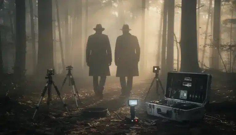 Mulder et Scully dans la foret X Files saison 10