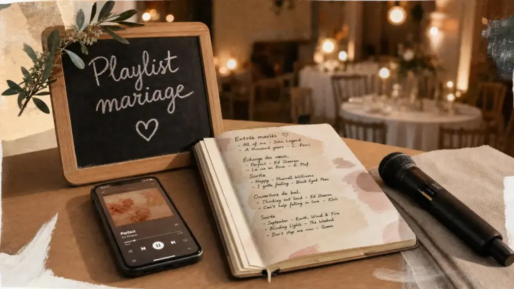 Musique pour mariage : playlist cérémonie et soirée