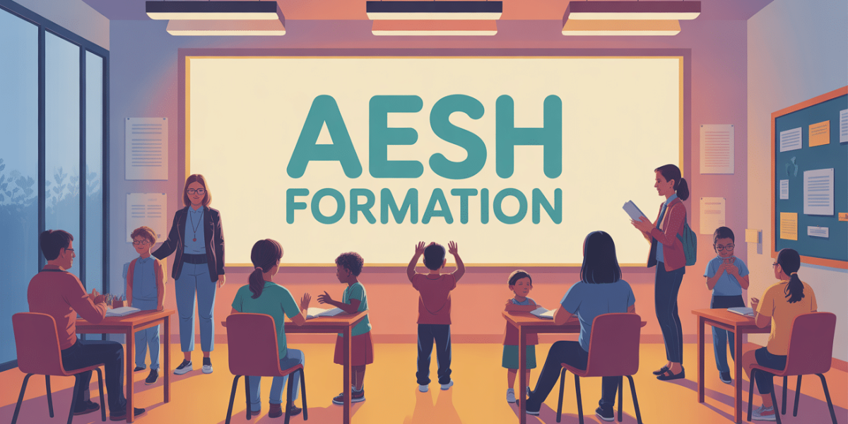 aesh formation illustration salle inclusive silhouettes
