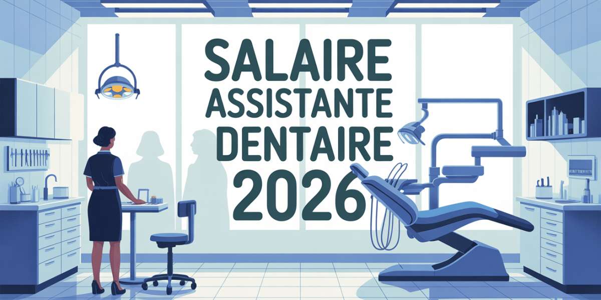 assistante dentaire salaire illustration cabinet 2026