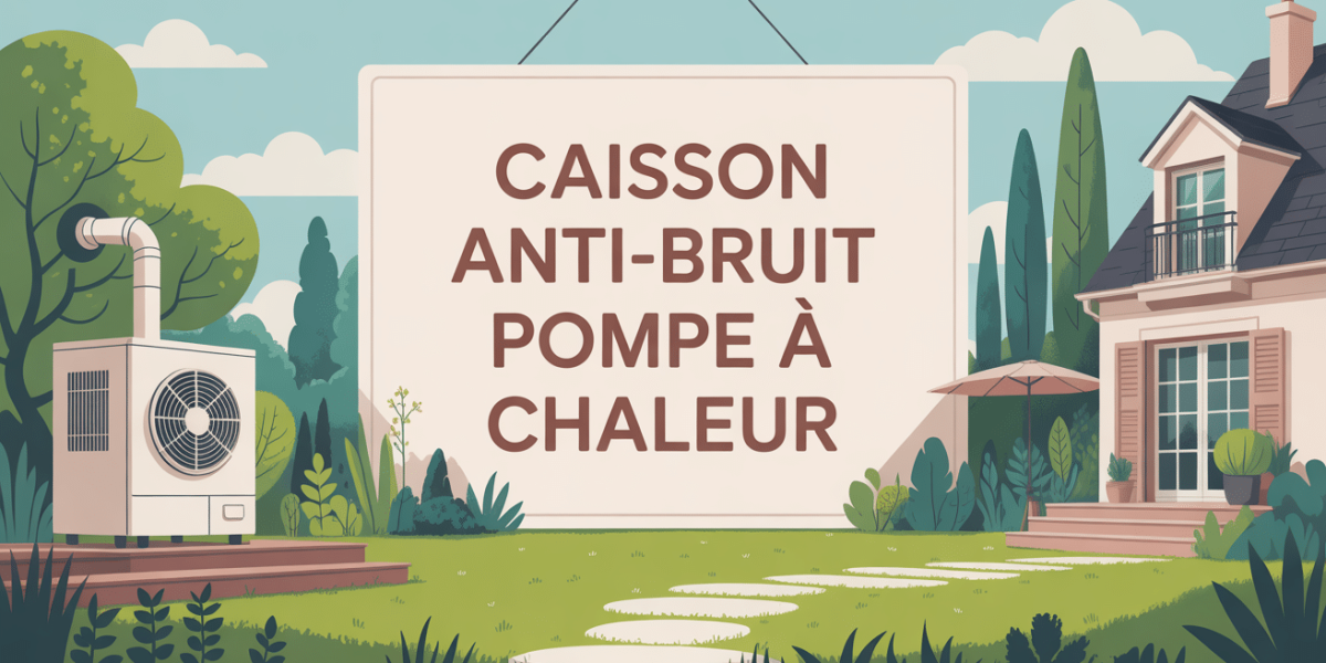 vue jardin maison calme pompe a chaleur caisson anti bruit