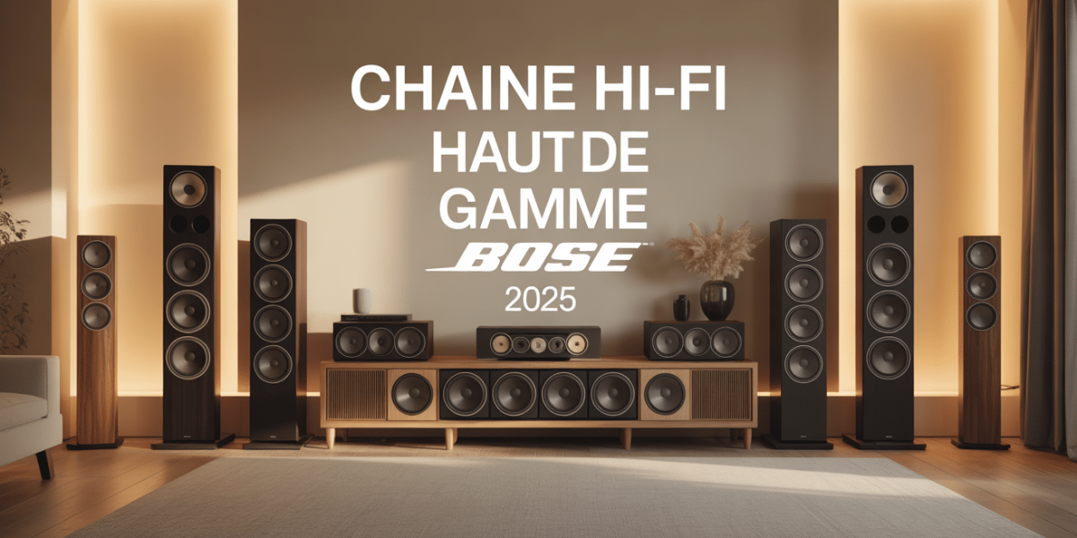 chaine hi fi bose haut de gamme salon moderne convivial