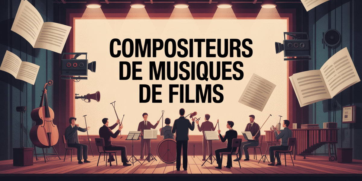 illustration orchestre cine compositeurs pellicule