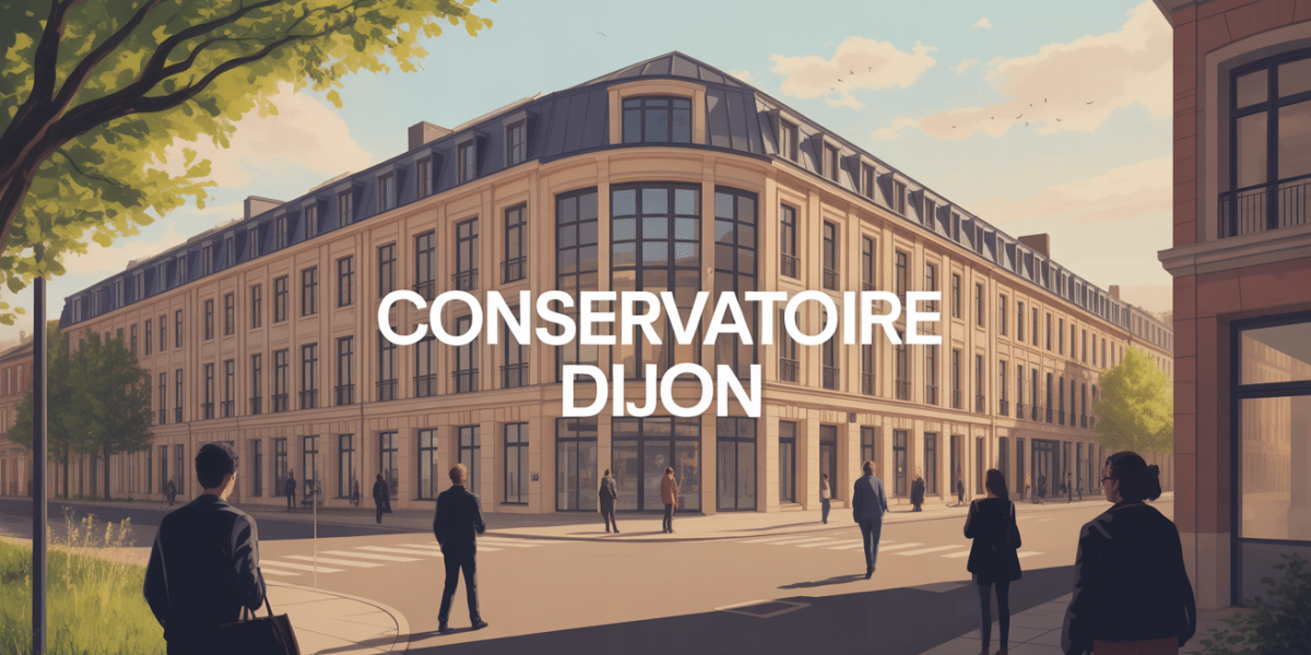 Entrée du Conservatoire Dijon adultes familles passionnés