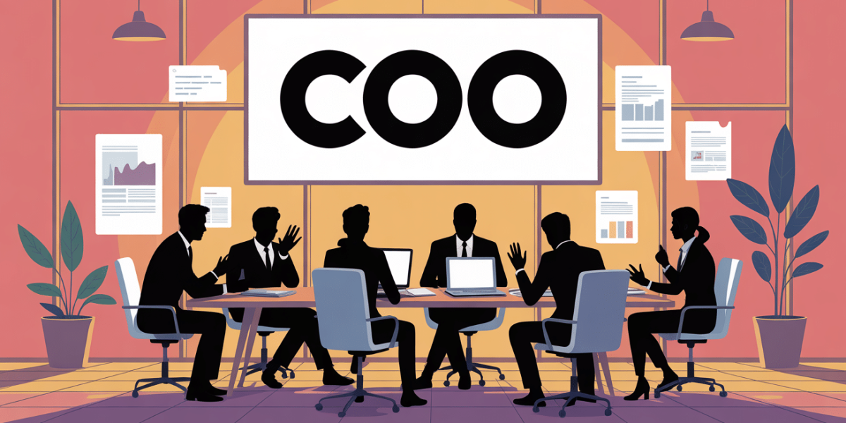 coo job description silhouettes cadres autour table