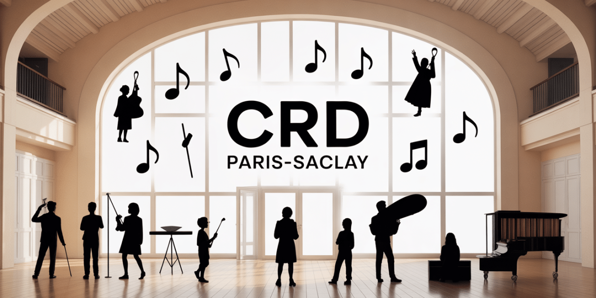 Illustration du CRD Paris-Saclay, conservatoire moderne, apprentissage artistique