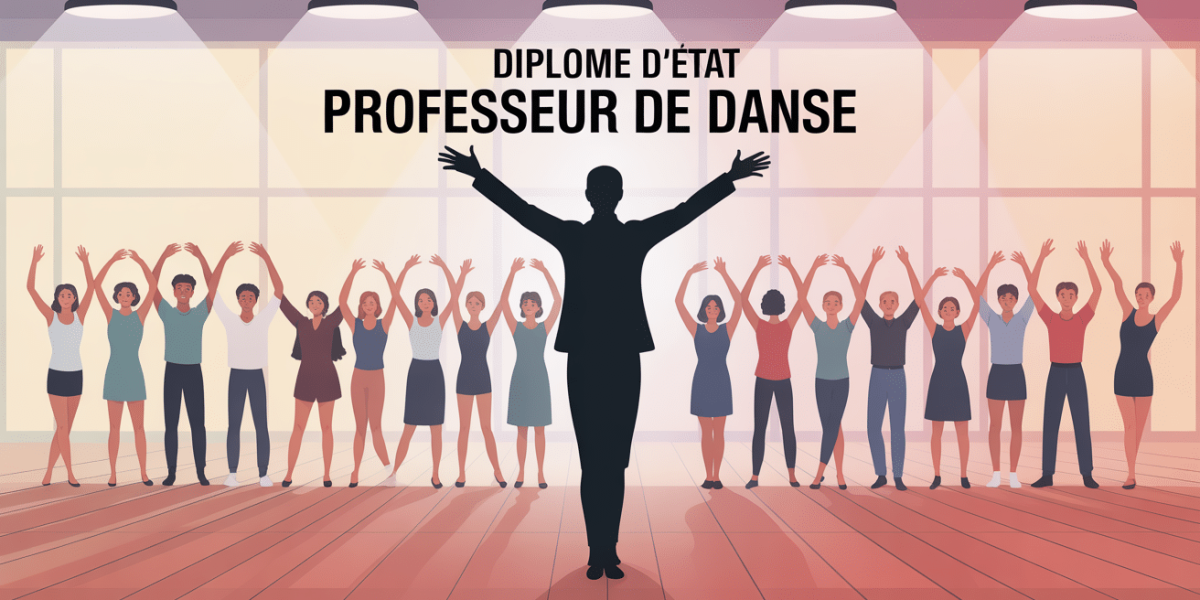 Professeur de danse stylisee devant eleves diplome d'Etat