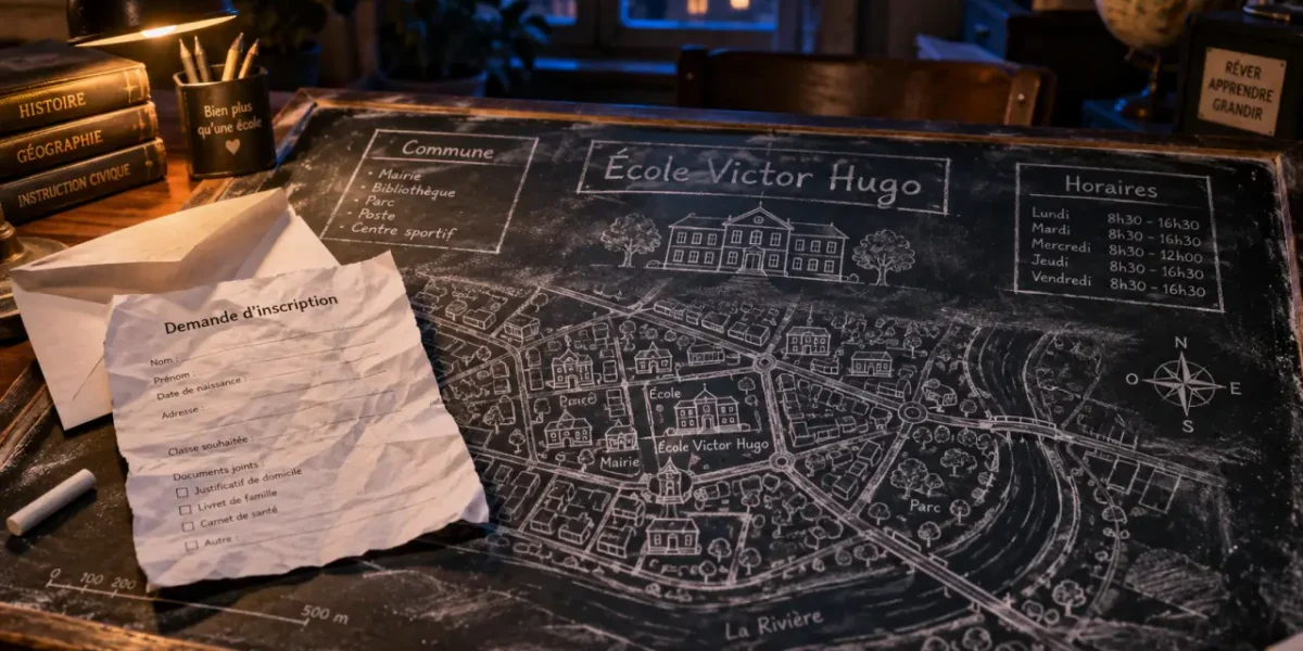 Ecole Victor Hugo : adresses et démarches différentes