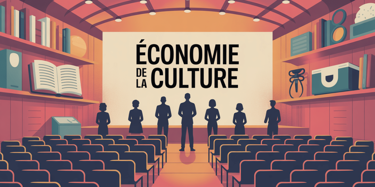 Illustration auditorium dynamique economie de la culture