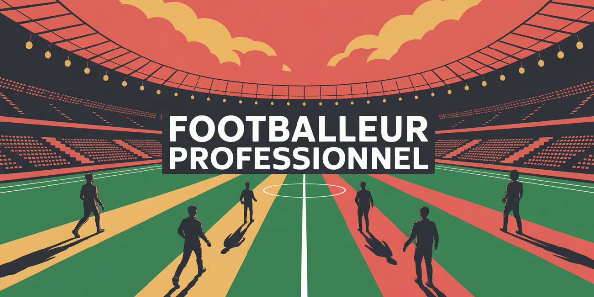 jeunes joueurs vers footballeur professionnel sur terrain
