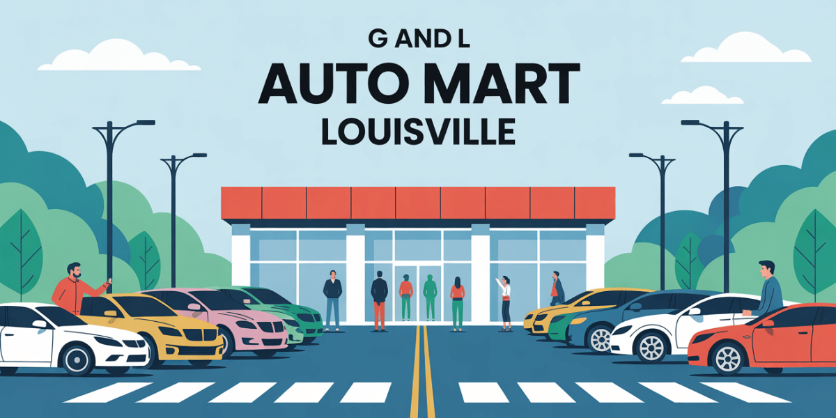 Devanture stylisee G and L Auto Mart Louisville