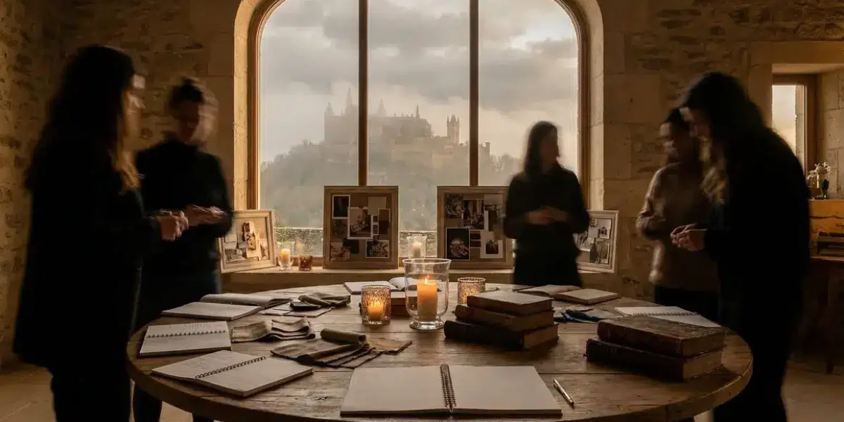 Salle inspirée Harry Potter ambiance créative chateau