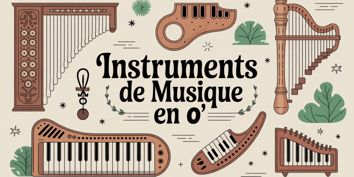 Vue instruments de musique en O orgue ocarina ondes Martenot ophicleide orthotonon