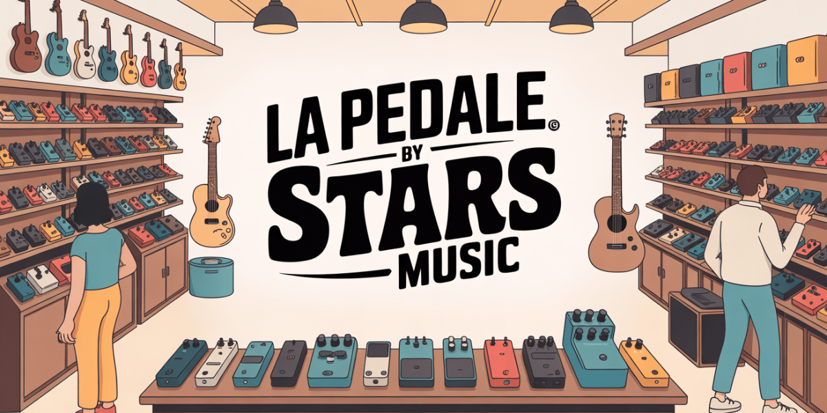 Magasin musique La Pedale by Stars Music Paris ambiance chaleureuse
