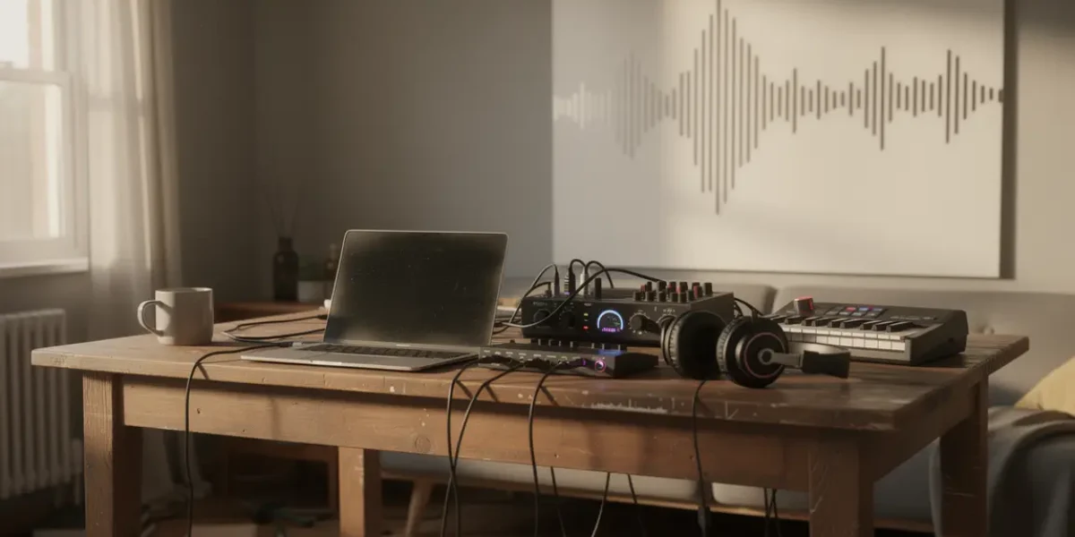 Home studio MAO moderne setup creation musicale