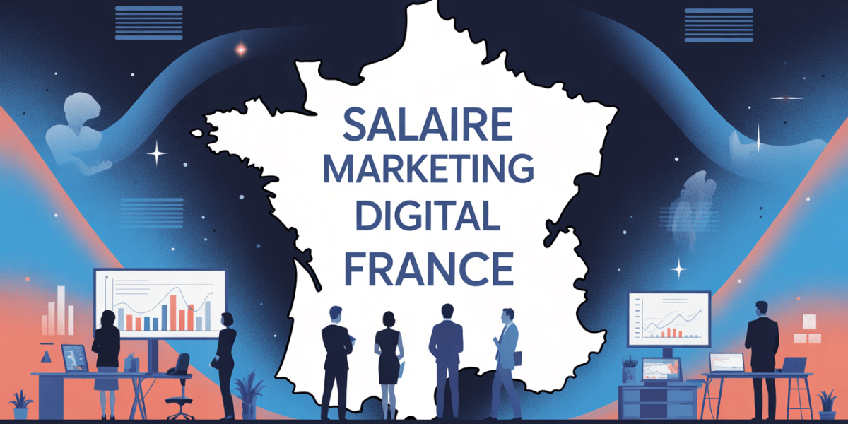 marketing digital salaire carte France professionnels