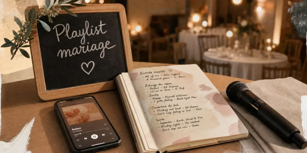 Musique pour mariage : playlist cérémonie et soirée