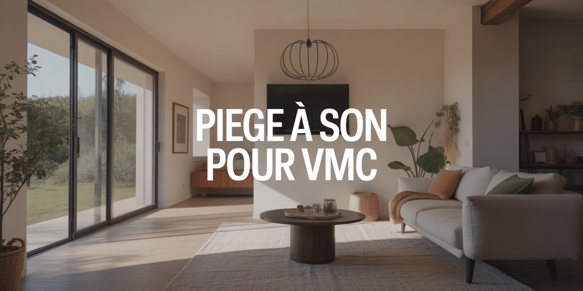 schema maison moderne avec piege a son pour vmc