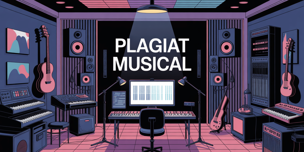 Studio lumineux plagiat musical instruments ondes