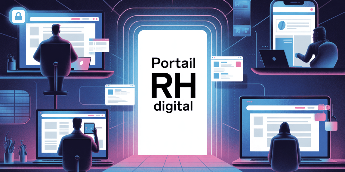 Espace digital RH sécurisé avec portail central