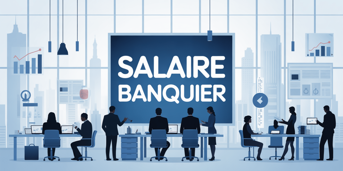 salaire banquier banque silhouettes graphiques
