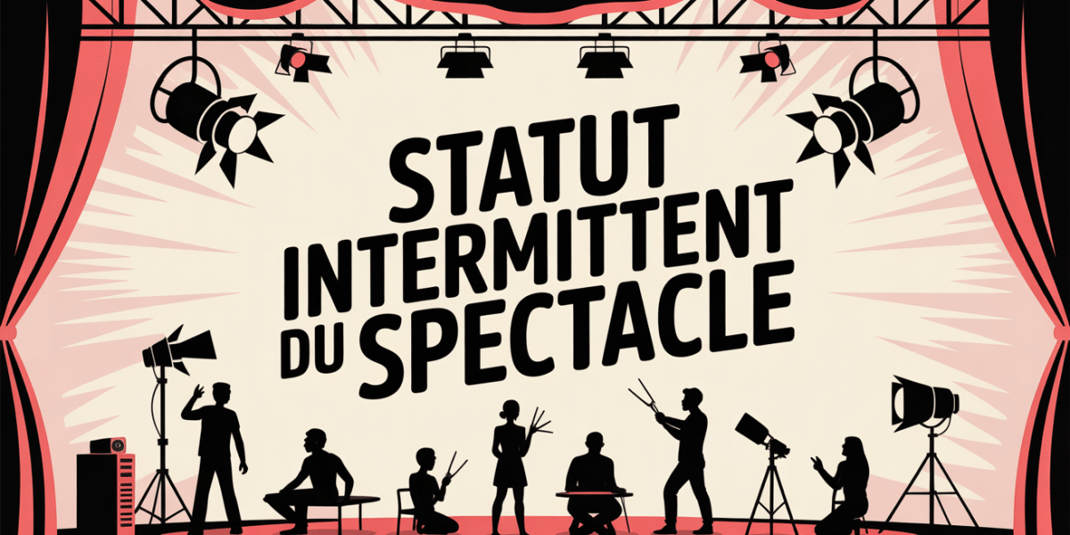 Statut intermittent du spectacle sur scène théâtre et studio audiovisuel