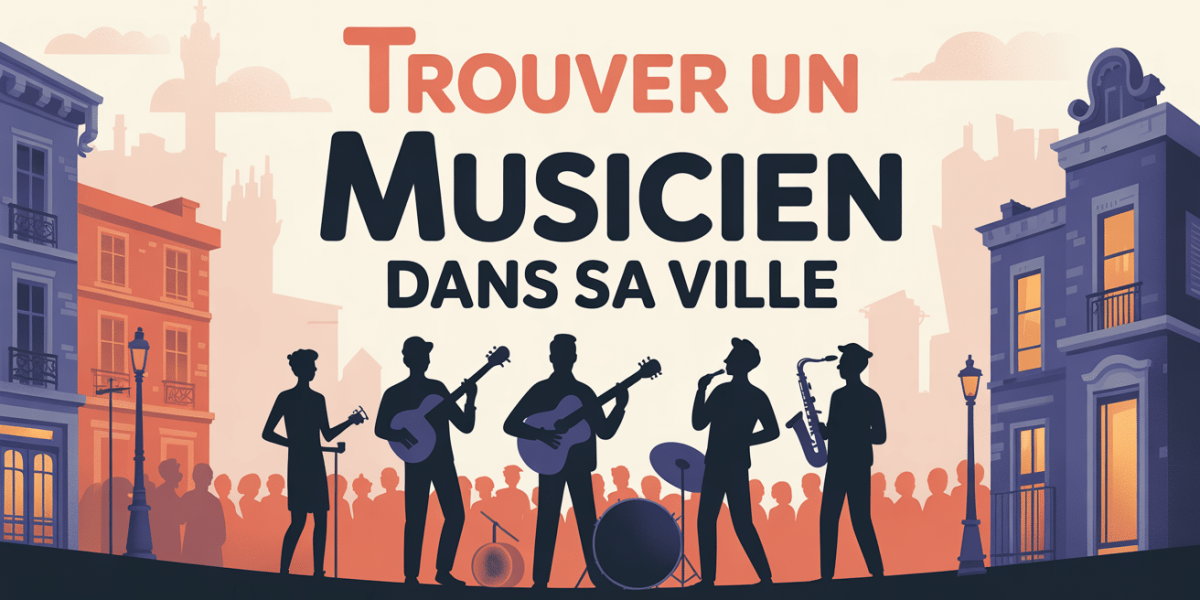 Ville et musiciens instruments place publique