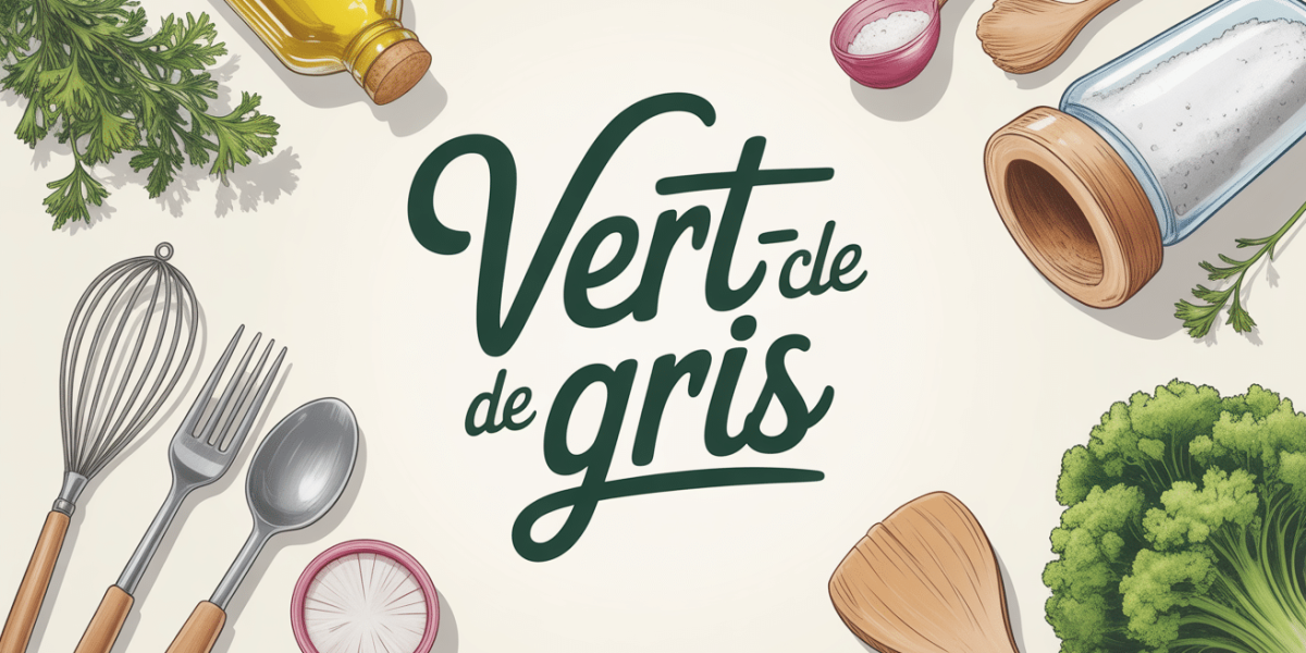 vert de gris present sur robinet et ustensiles avec vinaigre sel bicarbonate