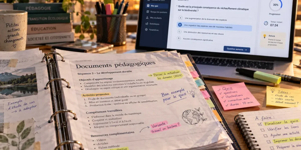 WeBlettres : séquence de français sans reprendre le cours