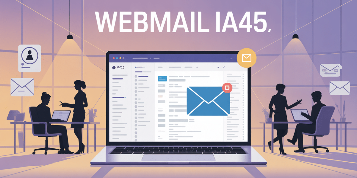 Webmail IA45 interface sécurisée agents académie Orléans-Tours