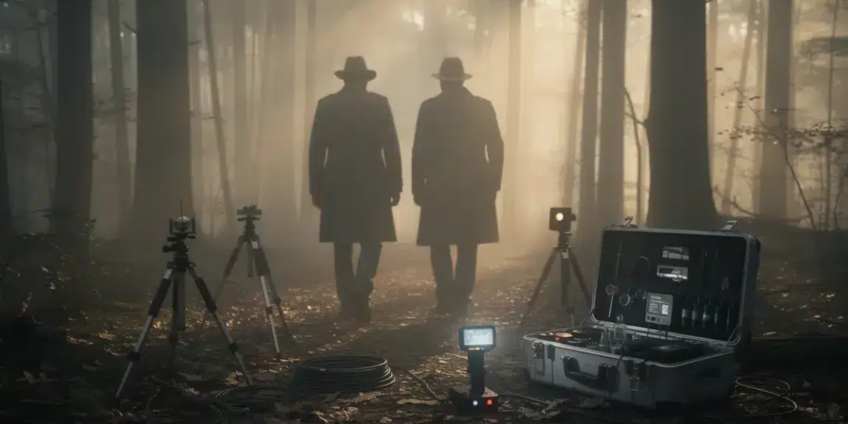 Mulder et Scully dans la foret X Files saison 10