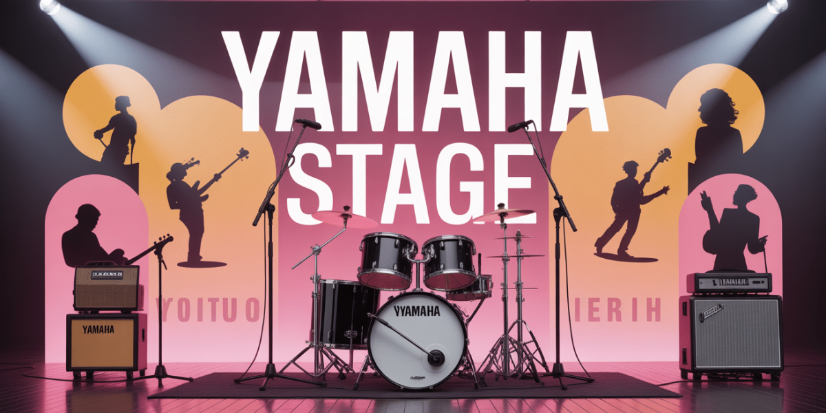 Batterie Yamaha Stage Custom Birch scène lumineuse fûts bouleau